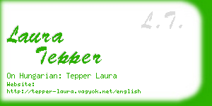 laura tepper business card